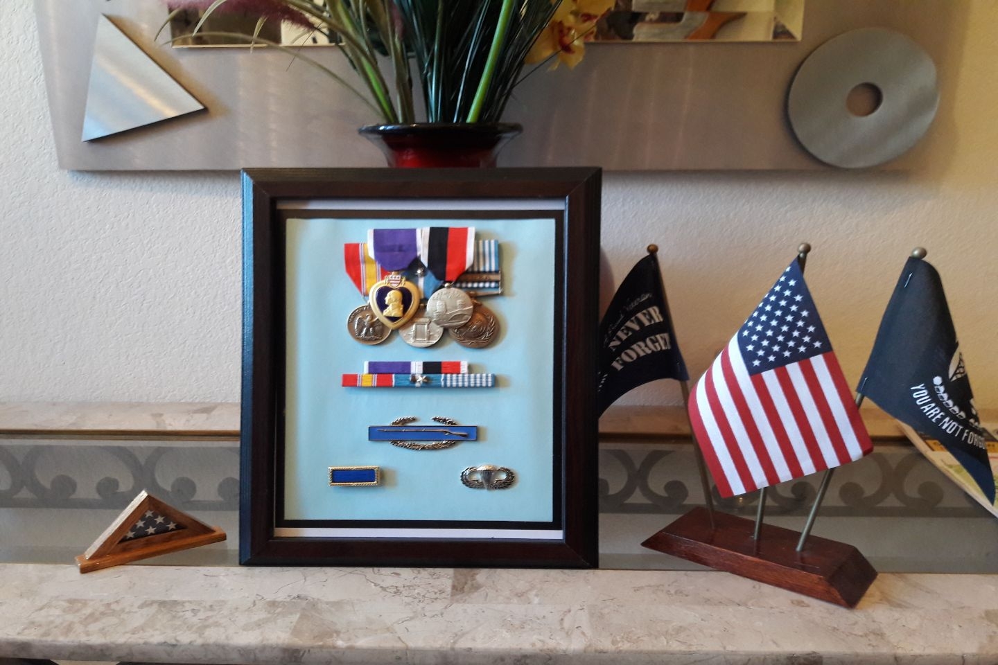 Medals Awarded to Jose U Otero during his hospital stay